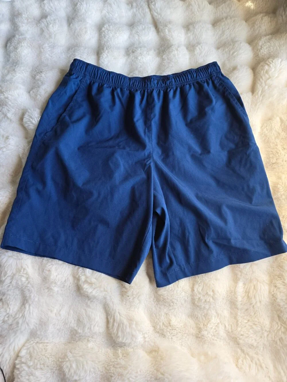 Blue Mens Athletic Shorts
